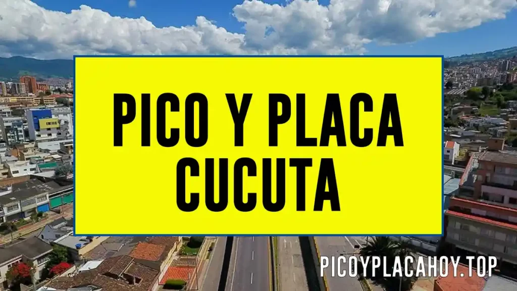Pico y placa Cúcuta